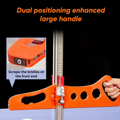Drywall Scoring Knife 23-Wheel Foldable Gypsum Board Cutter with Adjustable Guide & Ergonomic Handle – Manual Precision Cutting Tool for DIY Home Renovation Construction No Power Needed