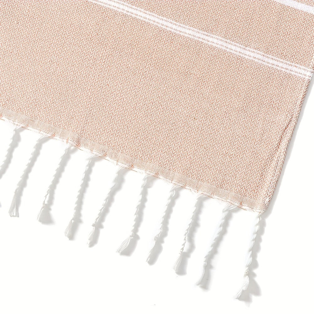 Striped Beach Towel in Ten Color Labels with 90 x 180 cm Source Size for Pool, Travel, Gym and Everyday Use