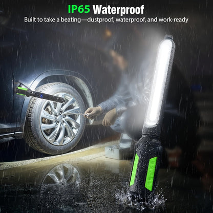 Rechargeable Magnetic LED Work Light with Swivel Hook, Sensor-Control or Standard Floodlight Options