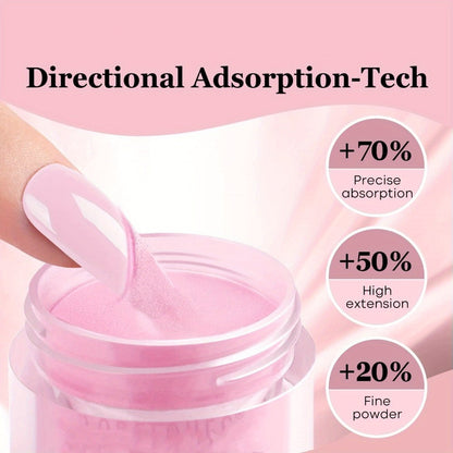Dip Powder Nail Kit with NOCIS Label, Four Nude Gray Pink Powders, Three 10ml Liquids and Four Tools