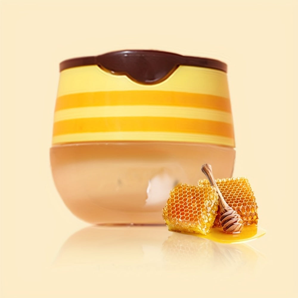 Honey Pot Lip Balm Set 8 Pcs – Propolis & Honey Deep Moisturizing Lip Mask with Applicator Stick, care for Dry Chapped Lips, Nourishing