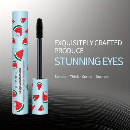 Waterproof Mascara 2 Pack Watermelon — Lengthening Curling & Thickening Formula, Natural Lash Extension, Long-Lasting Smudge-Proof, Beginner-Friendly Eye Makeup for Women