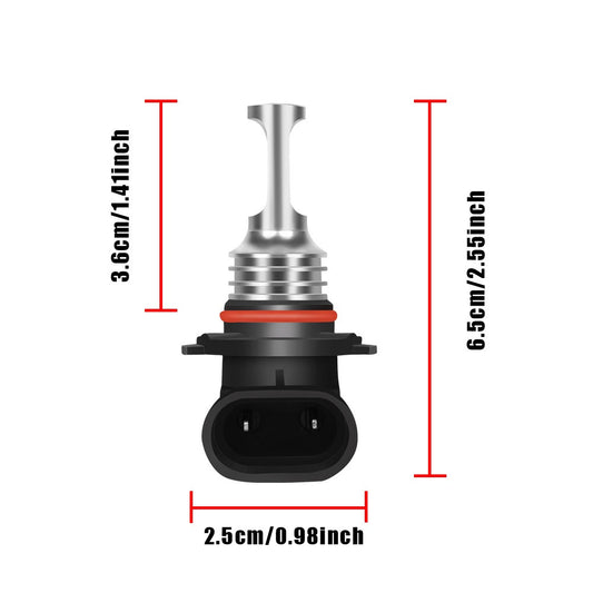 9005 H11 LED Headlight Bulbs 4 Pack - 36000LM 6000K Bright White High Low Beam, 3570 CSP Chips 360° Beam, 12V 24V Plug & Play, 50000Hr Lifespan Car Truck Headlight Upgrade