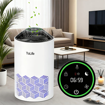 H13 True HEPA Air Purifier for Bedroom Large Room with Scent Diffuser Ultra Quiet 25dB Removes Pet Hair Smoke Dust Odors