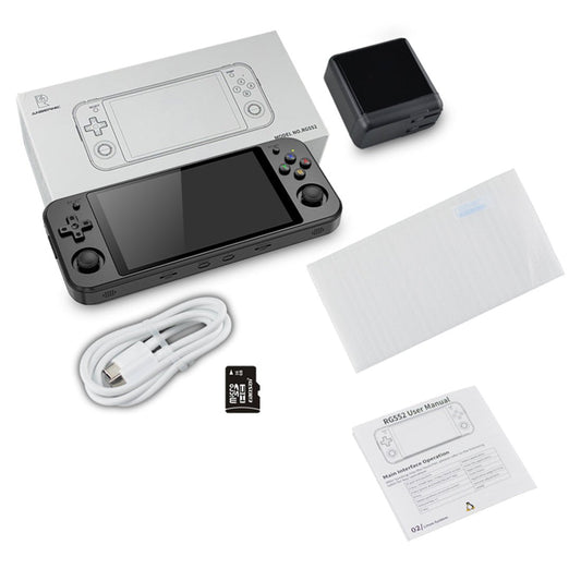 Anbernic RG552 Handheld Game Console Dual OS Android Linux Retro Emulator 5.36-Inch IPS 1920x1152 RK3399 4GB RAM HDMI USB 3.0 Active Cooling