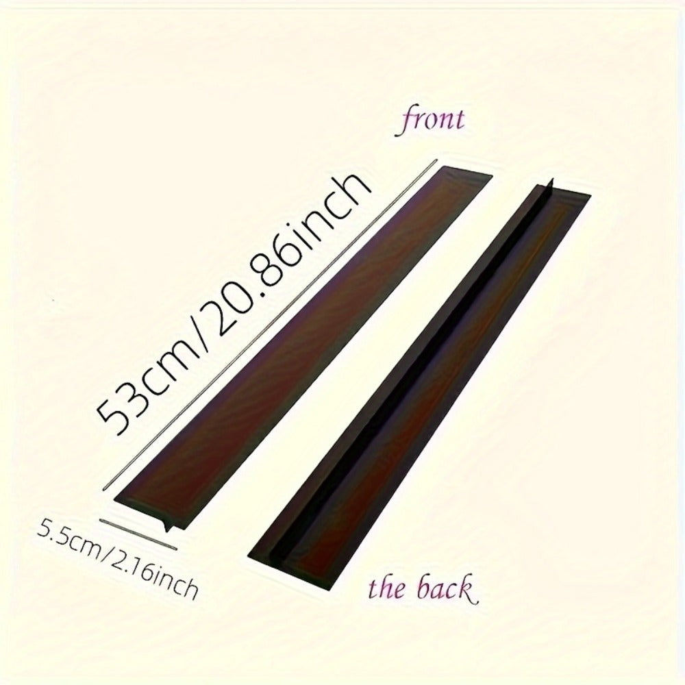 Silicone Countertop Gap Sealing Strips, 53 x 5.5 cm Self-Adhesive Trim in Five Color and Pack Options