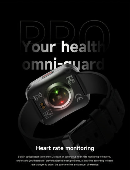 Curved Screen Smartwatch 1.85 Inch Full Touch Calling Messaging Music Camera Control Fitness Tracker Heart Rate Sleep Multiple Sport Modes Android iPhone Compatible Women Men Outdoor Lighting Version Black Pink