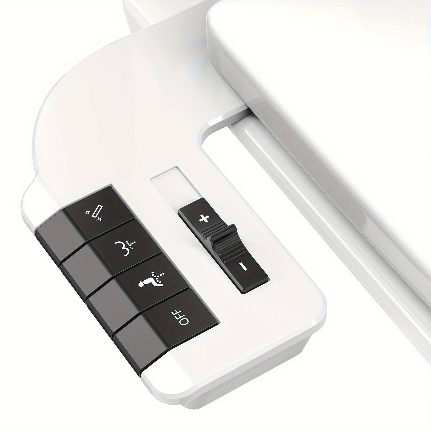 Ultra-Slim Non-Electric Bidet Attachment with Dual Retractable Nozzles and Seven Model Options