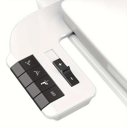 Ultra-Slim Non-Electric Bidet Attachment with Dual Retractable Nozzles and Seven Model Options