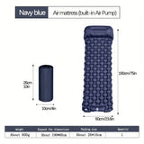 Navy blue single sleeping pad