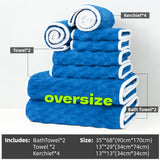 8-Piece Set in Ocean Blue