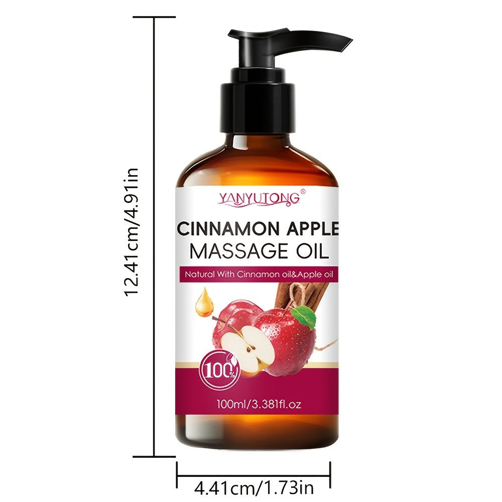 100 ml Pump-Bottle Massage Oil in Lavender, Sakura, Cinnamon Apple or Rosemary, Plus Five-Bottle Gift Set