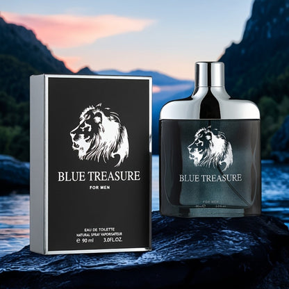 Perfume Unisex 100ml Blue Treasure Spray with Citrus, Spice, Oud, Sandalwood, Cedar, Amber and Musk