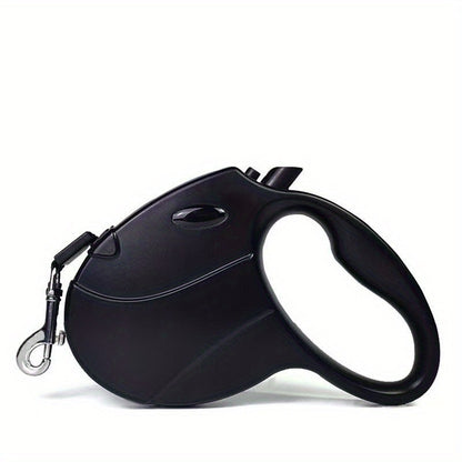 Retractable Dog Leash with 16-Foot Tape and Five Red, Black or Pink Light and No-Light Configurations