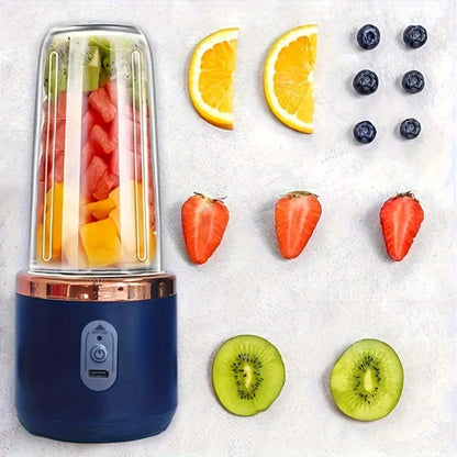 Portable Blender Family with Slim Digital Purple or White Models and Blue or Pink Double-Cup Options