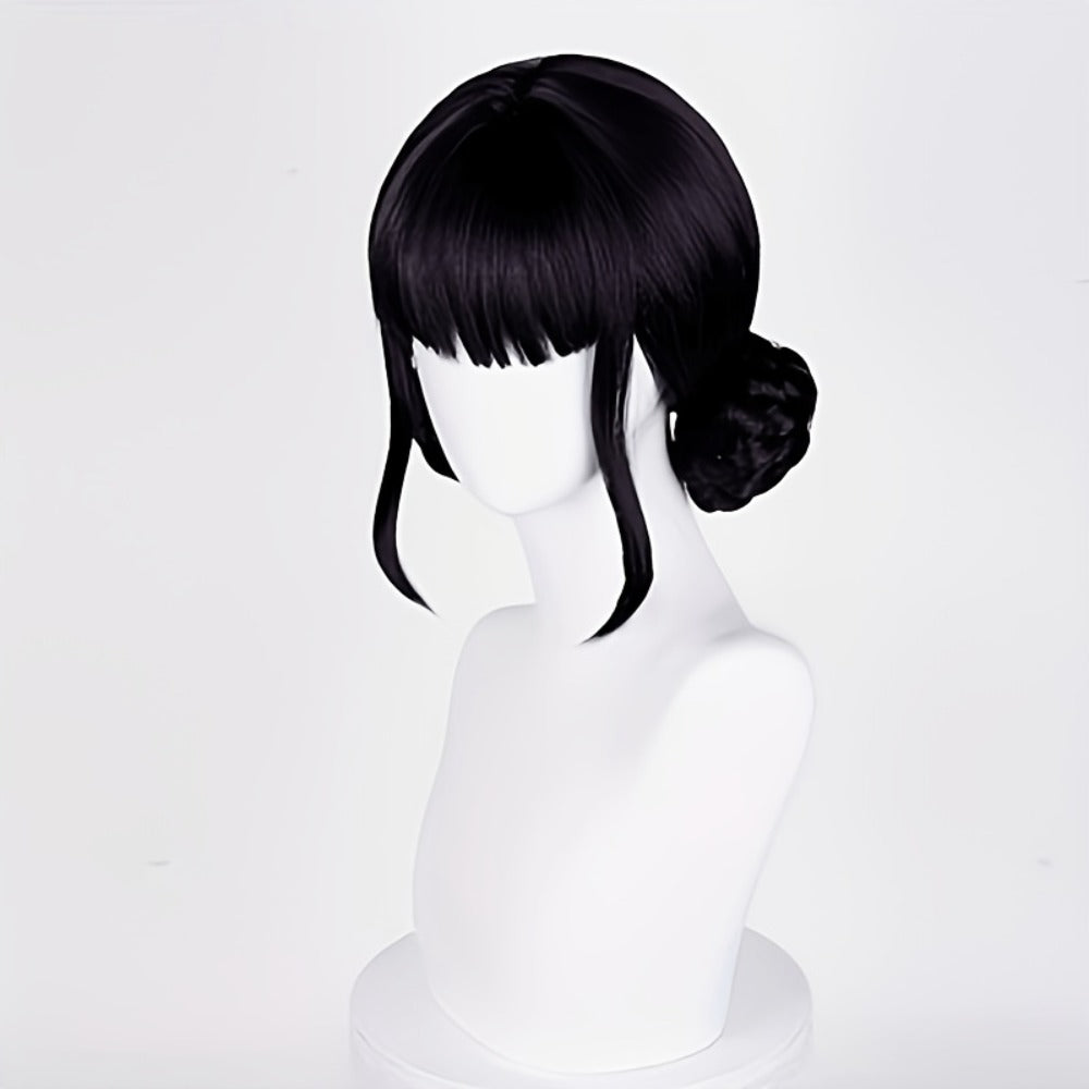 K-Pop Cosplay Wig Long Straight 30 Inch – Korean Idol Costume Hair for Halloween, Anime Convention & K-Drama Character Dress Up, Rose Red, Purple & Black Purple Colors for Women & Girls