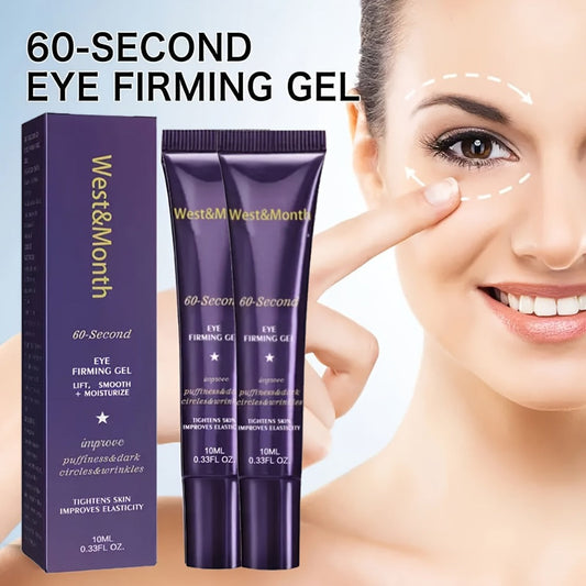 Caffeine Eye Cream Firming 60 Second Formula with Retinol Hyaluronic Acid Moisturizing Anti-Puffiness Under Eye Tightening Cream Alcohol-Free 0.66fl oz Daily Skincare Gift for Women