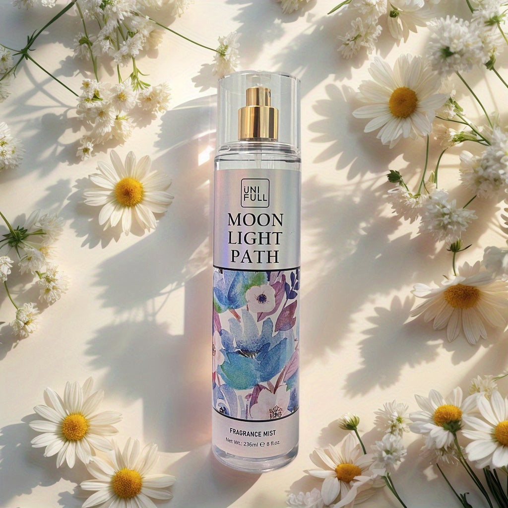 Body Mist Perfume Spray 8oz – 12 Scents Floral Hair & Body Fragrance for Women, Rose, Cherry Blossom, Beach, Long-Lasting Light Scent, Unisex Daily Wear Gift