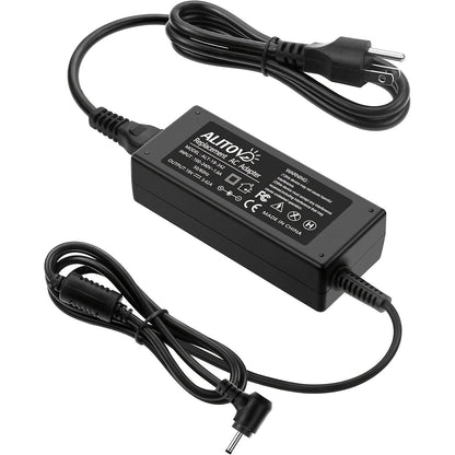 Fixed 19V 3.42A 65W Power Adapter with No-Tip or Nine-Tip Connector Configuration and US Cord
