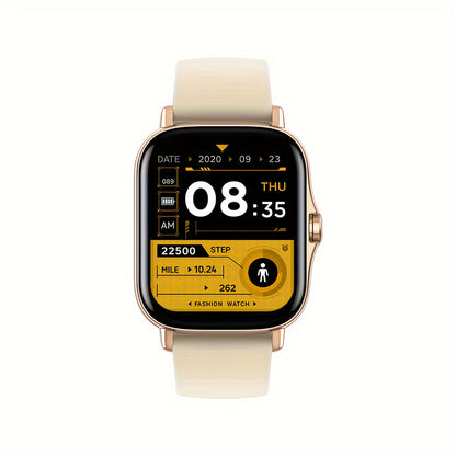 Smartwatch – with Pedometer, Calorie & Distance Tracker, Customizable Watch Faces, Call & SMS Alerts, Multi-Sport Modes – Unisex Android…