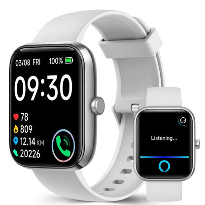 Smartwatch – with Alexa Built-in FAWEIO 1.95" Large Display, Wireless Calling, 100+ Sport Modes, Pedometer Heart Rate Sleep Blood…