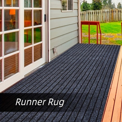 Runner Carpet with Rubber Backing - Non-Slip 1800G/sqm Heavy Duty Washable Indoor Outdoor Rug | Hallway, Entryway, Laundry Room & Balcony Runner Mat | Multiple Sizes & Colors