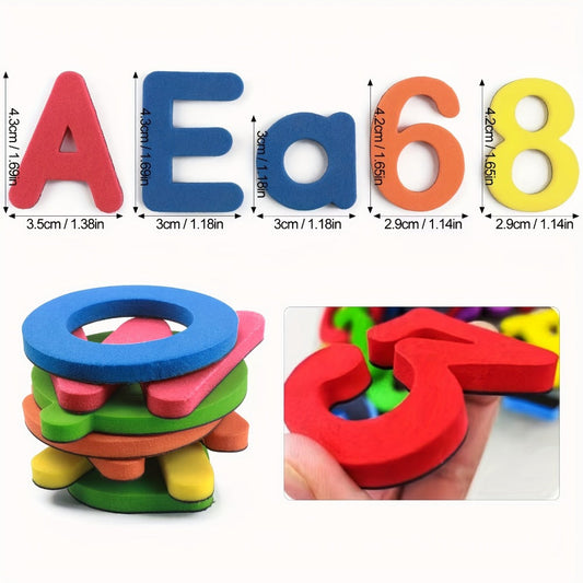 Magnetic Letters and Numbers for Kids 79-Piece Colorful Alphabet Fridge Magnets – Educational Spelling Counting Learning Toy for Toddlers Boys Girls Ages 3+, Preschool Kindergarten Classroom Home Gift