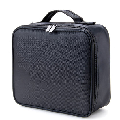 Makeup Bag – Large Makeup Bag for Women Travel Toiletry Case Durable Fabric Cosmetic Organizer Sturdy Handle Easy Clean Lining for…