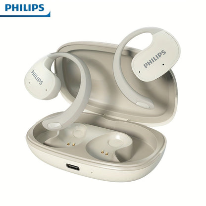 Philips TAT2708 True Wireless Earbuds, Stereo Surround Sound ENC Noise Cancellation Touch Controls Built-in Mic, 24H Polymer Battery USB-C Fast Charging Case, Lightweight for Commuting Workouts Daily Use
