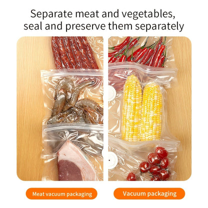 Pen-Style Handheld Vacuum Sealer with One-Button Operation, Type-C Charging and 10 Reusable Bags