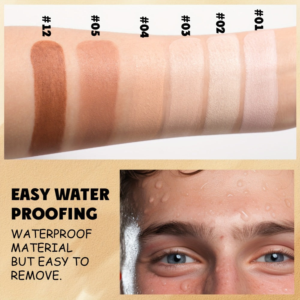 CC Cream Foundation Stick 2-Pack — Full Coverage Concealer, water-resistant extended-wear Natural Matte Finish, Lightweight Moisturizing