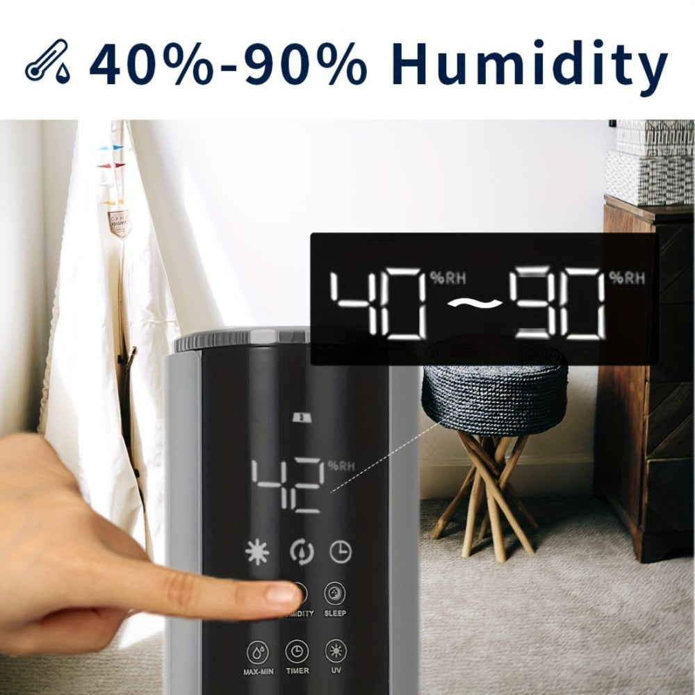 Humidifier 9L Top-Fill Cool Mist Tower with Smart Humidity Control, Sleep Mode and 600-Square-Foot Listing