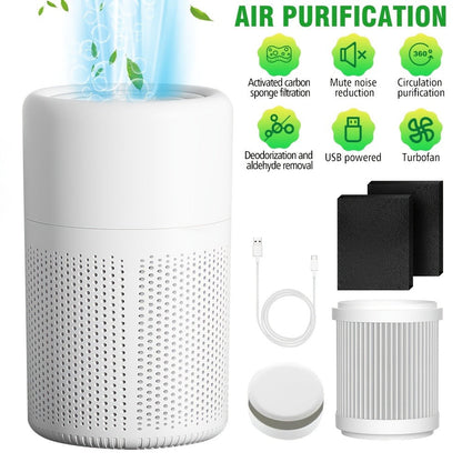 Air Purifier with 3-in-1 HEPA Filter, Air Quality Sensor, Sleep Mode and Single or Two-Piece Options