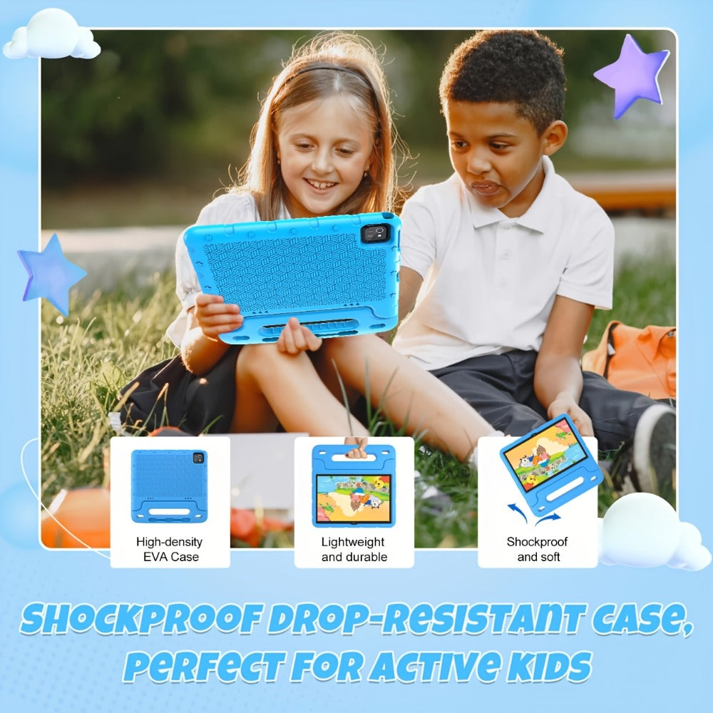 Android Tablet 10.1-Inch with Android 13, GPS, Parental Controls, 64GB Internal Storage and 6000mAh