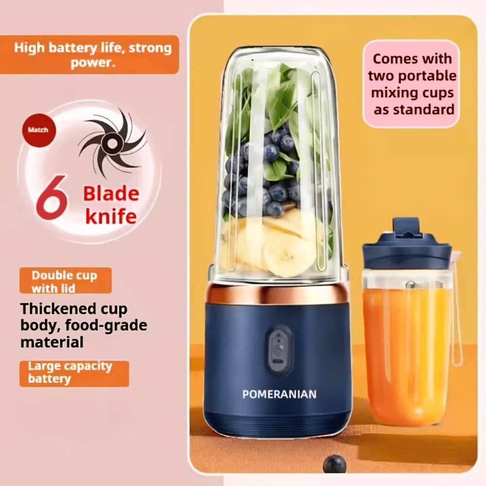 Portable Blender Rechargeable – Mini Personal Juicer for Smoothies, Milkshakes & Juice, USB Charging, Compact & Lightweight for Travel, Outdoor, Camping & Gym, Multiple Capacities & Colors