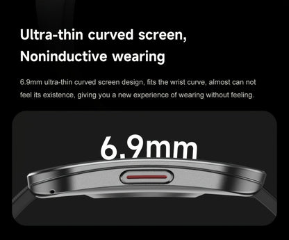 Curved Screen Smartwatch 1.85 Inch Full Touch Calling Messaging Music Camera Control Fitness Tracker Heart Rate Sleep Multiple Sport Modes Android iPhone Compatible Women Men Outdoor Lighting Version Black Pink
