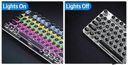 Hot-Swappable Mechanical Keyboard and Mouse Combo 34 Lighting Effects True Mechanical Blue for an Everyday Personal Care Routine