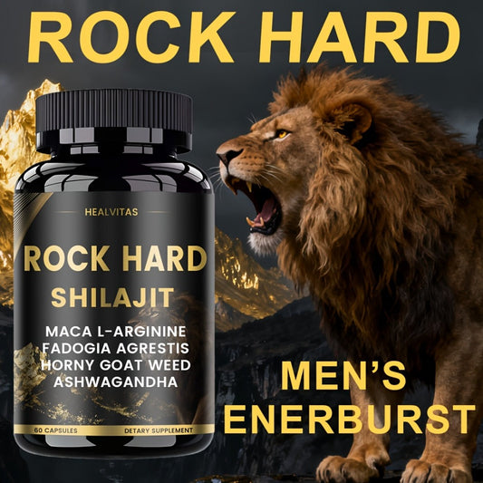 Shilajit Ashwagandha Capsules with Taurine, Ginseng & Turmeric — 5-in-1 Natural Energy, Mood, Nerve & Antioxidant Support | Adaptogen Vitality Supplement for Women & Men | 60 Capsules