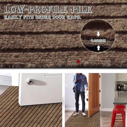 Two-Foot Hallway Runner with Eight Pattern-Color Families and 75 Listed Length Combinations