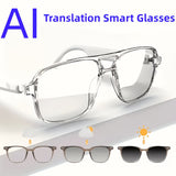 White Double-sided Glasses + Color Changing Lens