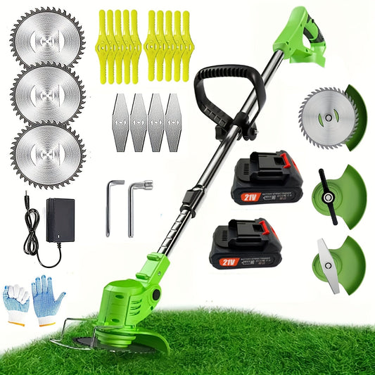 Cordless Electric Weed Wacker | Handheld Lawn Trimmer Garden Yard