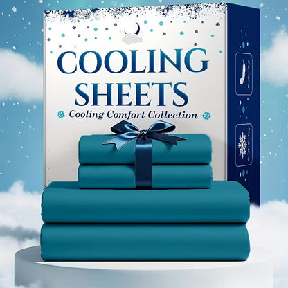 Bed Sheet Set Soft Breathable Cooling Microfiber Fitted & Flat Sheets with Deep Pockets – Wrinkle Free Hotel Luxury Bedding in Multiple Colors & Sizes