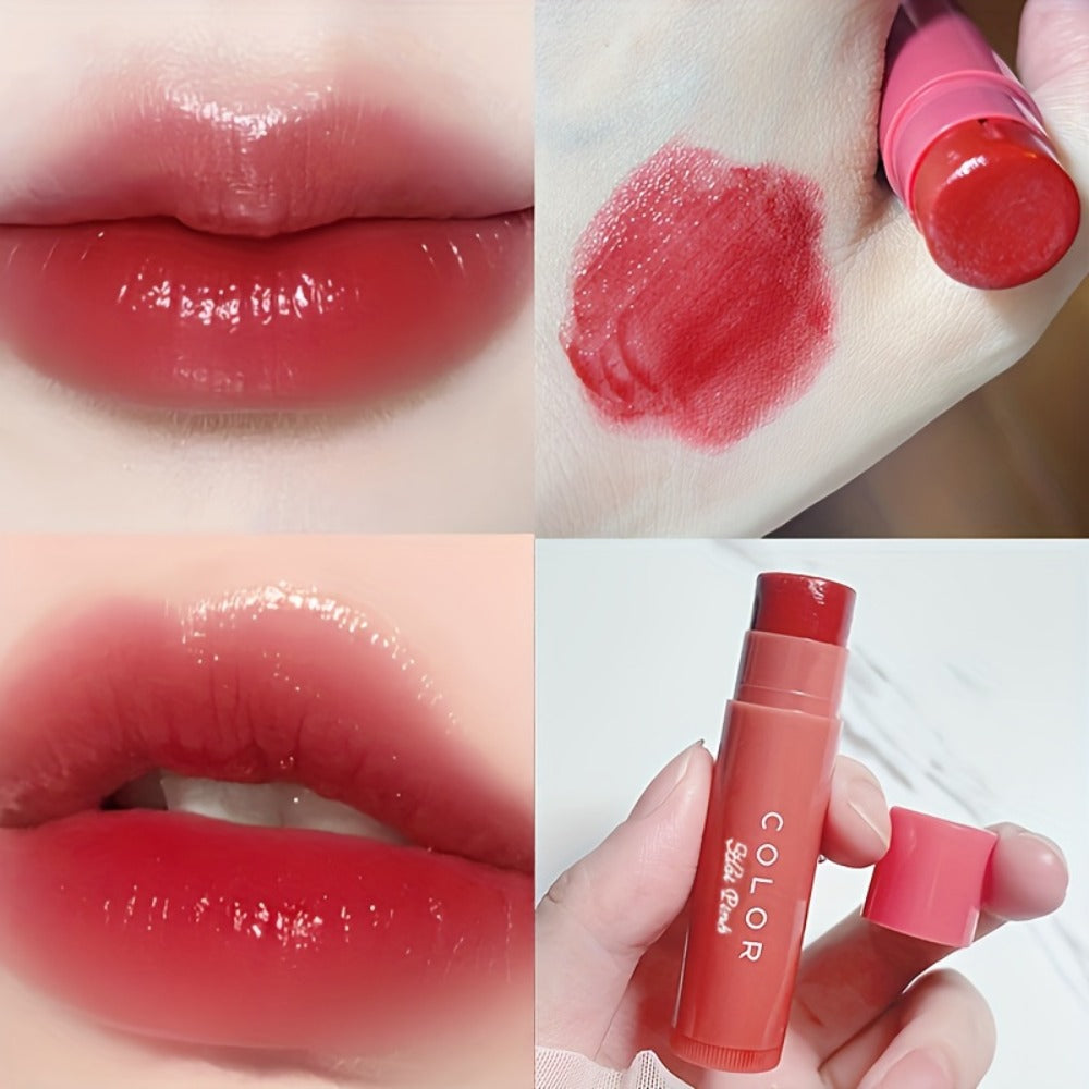 Glossy Hydrating Lipstick Set 3 Pack for Women – Long-Lasting Moisturizing Nourishing Formula, Brightening Lip Liner Effect, Buildable Color All Skin Tones, Beauty Gift for Girls
