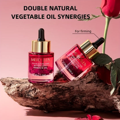 Rose Essential Oil Face and Body Moisturizer with Squalane and Avocado Oil in One Checkout Option