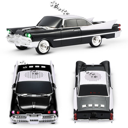 Portable Bluetooth Speaker Fuzix WS-1965 Retro Car with LED Lights, Mic, FM, AUX, USB and TF