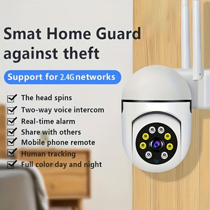 Security Camera 1080P Four-Pack with Dual-Band WiFi, 360 PTZ, Color Night Vision, Two-Way Audio and IP54