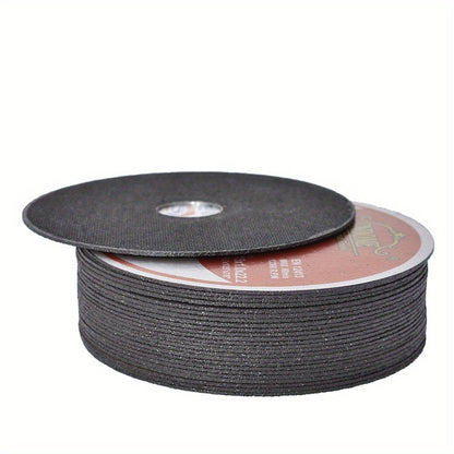 Cut-Off Wheels 100-Pack 4-1/2 Inch Aluminum Oxide Cutting Discs - 0.040" Thin Kerf, 7/8" Arbor, 13300 RPM for Angle Grinder, Metal, Stainless Steel & Steel Cutting, A60TBF Grade Bulk Set