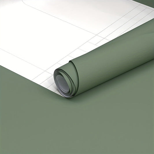 Peel and Stick Wallpaper Textured Matcha Green | Self-Adhesive Contact Paper 23.62"x118.1" Roll | Removable Wall Covering for Kitchen Bathroom Living Room Bedroom Decor