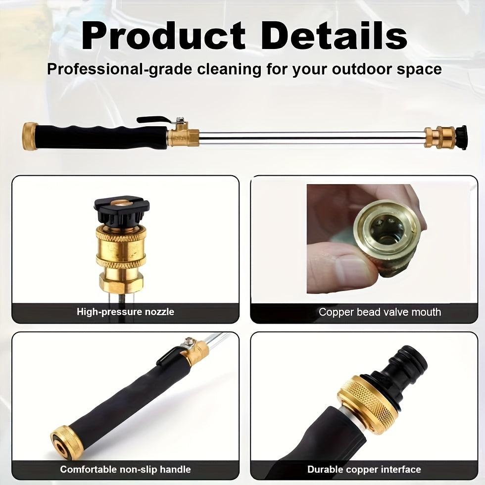 Pressure Washer Wand | Garden Hose Car Patio Yard Cleaning Nozzles