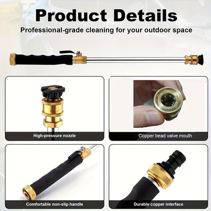 Pressure Washer Wand | Garden Hose Car Patio Yard Cleaning Nozzles